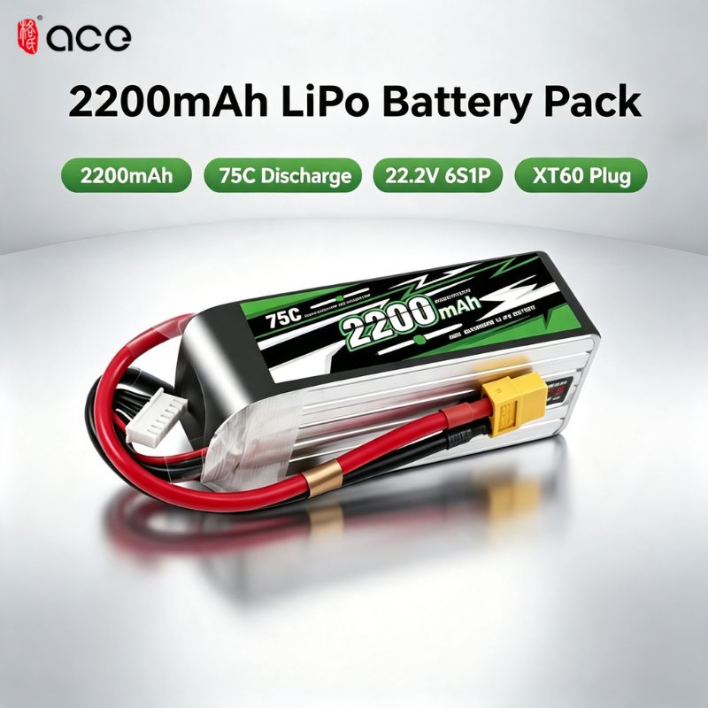 Drone Battery 6S - NEW Gens ACE 22.2V Lipo Battery