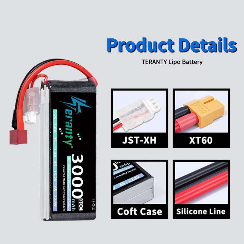 TERANTY 2S 3000mAh Lipo Batter - đánh giá và giá Drone Battery 4S
