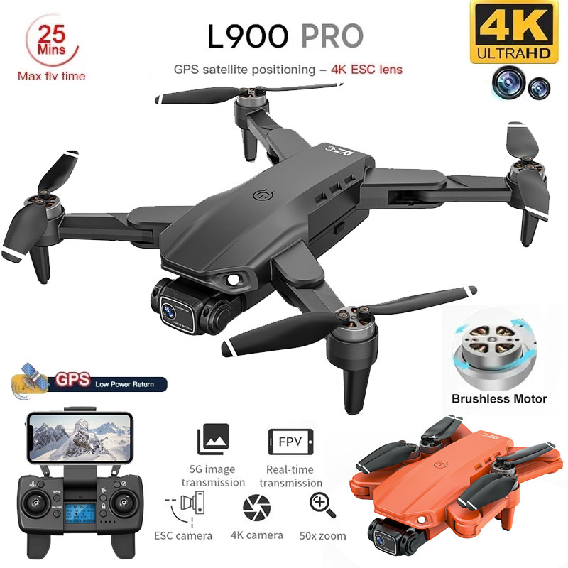 L900 Pro GPS Drone 4K Professi - đánh giá và giá Drone Battery Case
