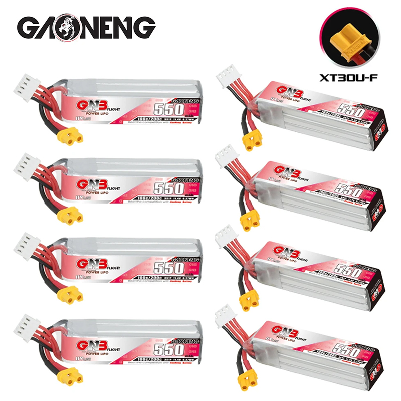 GNB HV 11.4V 550mAh 100C/200C  - đánh giá và giá Drone Battery 3S