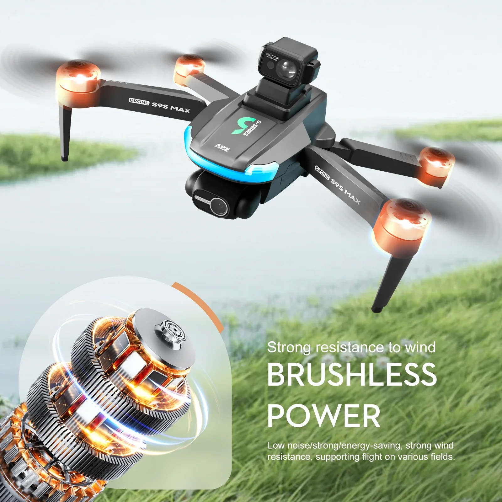 NEW S9S MAX MINI Drone 4K 2-Ax - đánh giá và giá Drone Battery Case