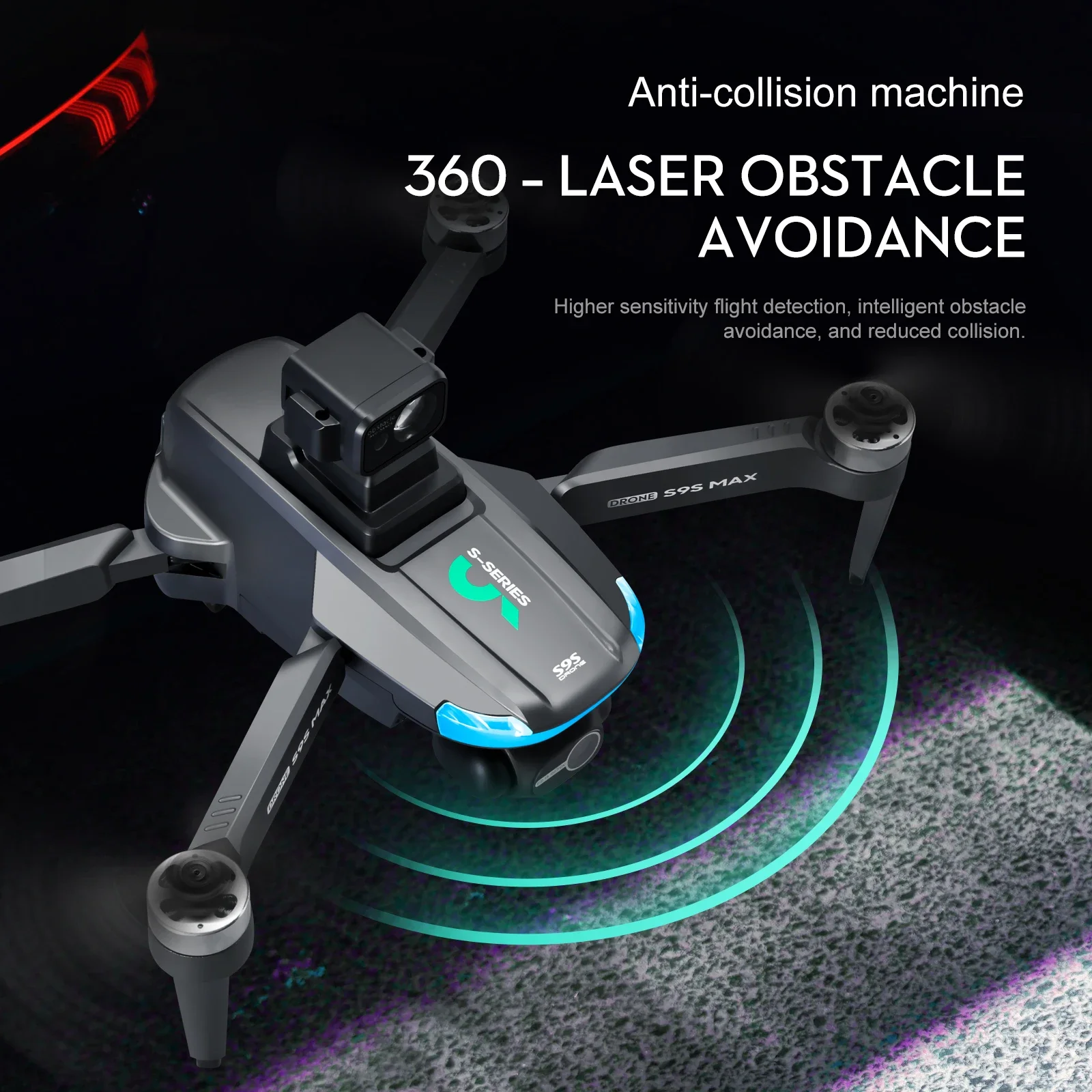 NEW S9S MAX MINI Drone 4K 2-Ax - đánh giá và giá Drone Battery Case