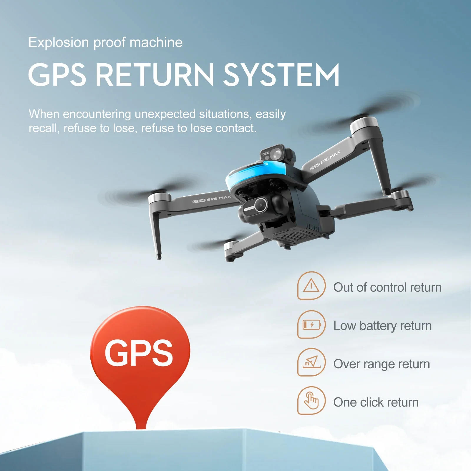 NEW S9S MAX MINI Drone 4K 2-Ax - đánh giá và giá Drone Battery Case