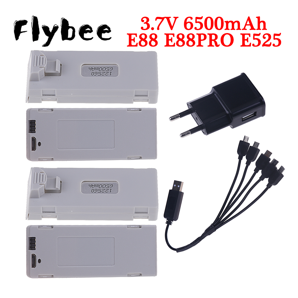 Original E88 Battery 3.7V 6500 - đánh giá và giá Drone Battery Lipo