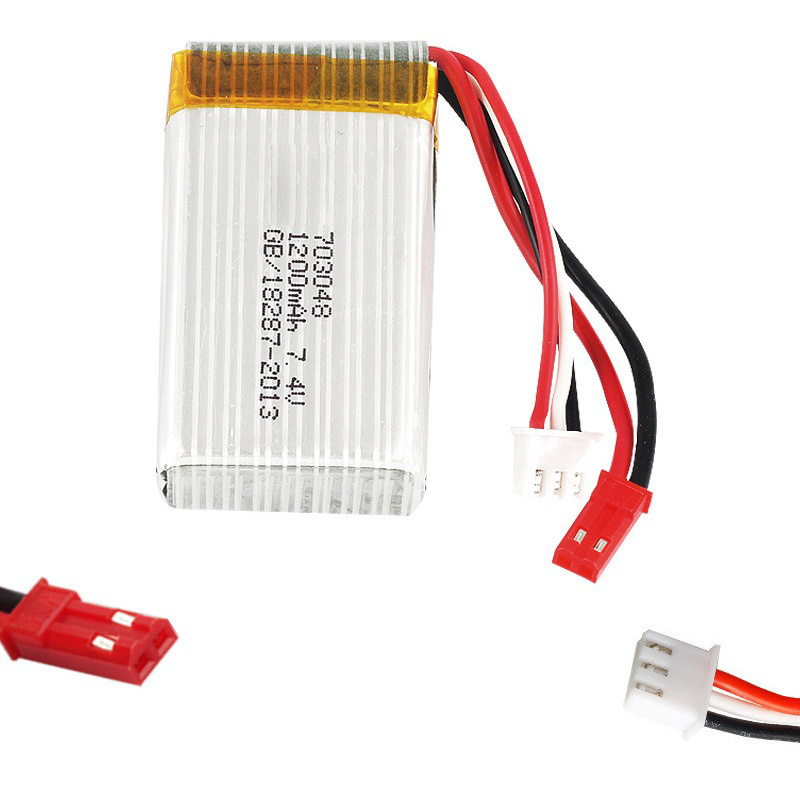 Pin Lipo 2S 7.4 V 1200MAh 7030 - đánh giá và giá Drone Battery Connector