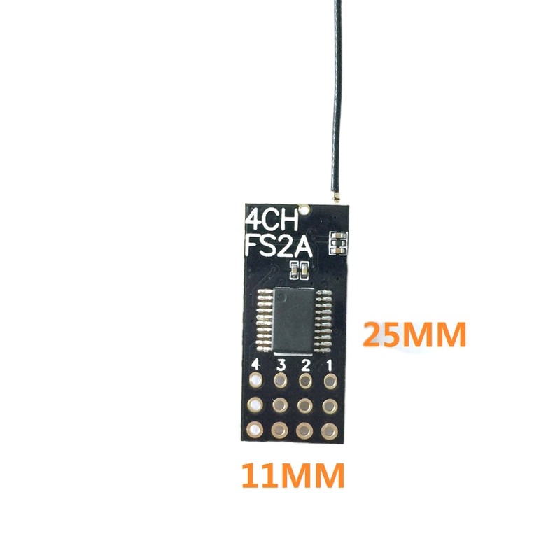 Flysky FS2A Mini Receiver 4CH  - đánh giá và giá Drone Battery Lipo