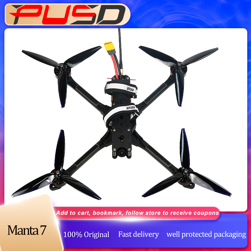PUSD 7inch Manta 7 X Lite Free - đánh giá và giá Drone Battery 6S