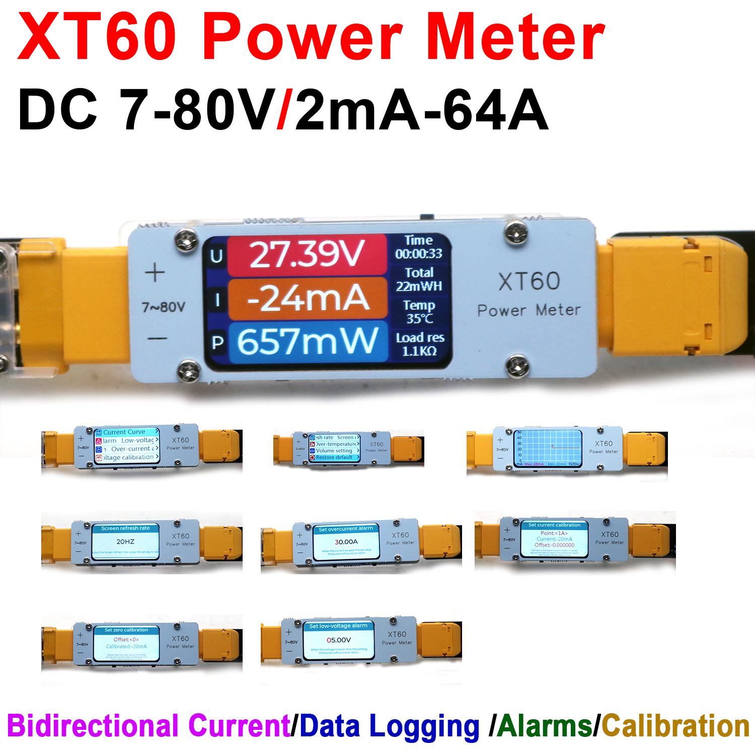 DC 7-80V 64A Bidirectional Pow - đánh giá và giá Drone Battery Alarm