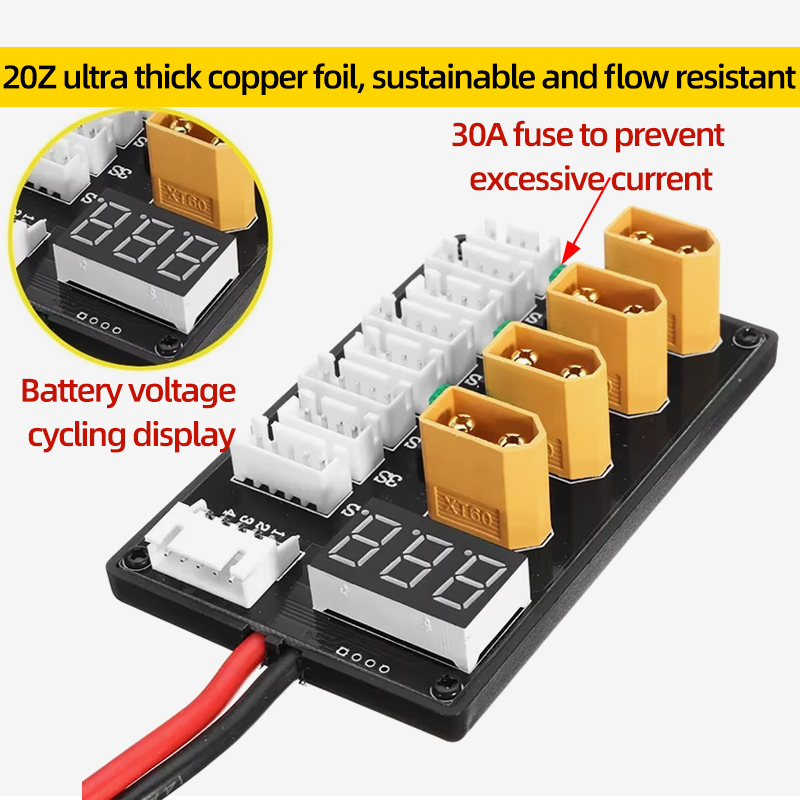 XT30 XT60 Lipo Battery Paralle - đánh giá và giá Drone Battery Parallel Board