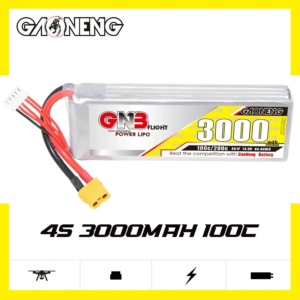 GAONENG GNB 3000mAh 4S 100C 20 - đánh giá và giá Drone Battery 4S