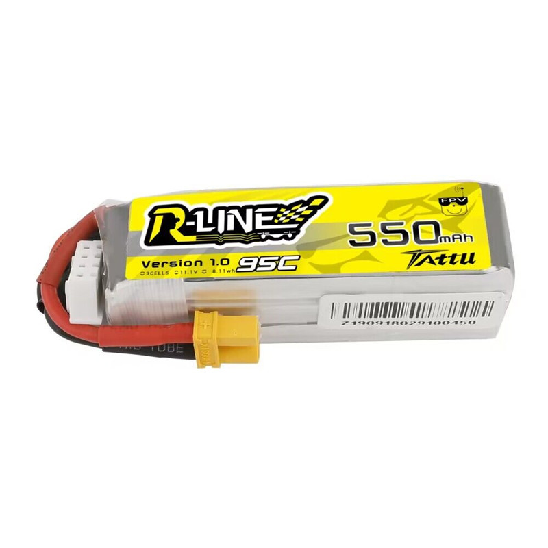 Upgrade TATTU R-LINE 1.0 550mA - đánh giá và giá Drone Battery 3S