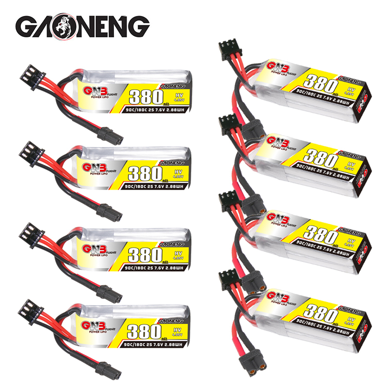 GNB 2S 7.6V 380mAh 90C/180C Li - đánh giá và giá Drone Battery Lipo