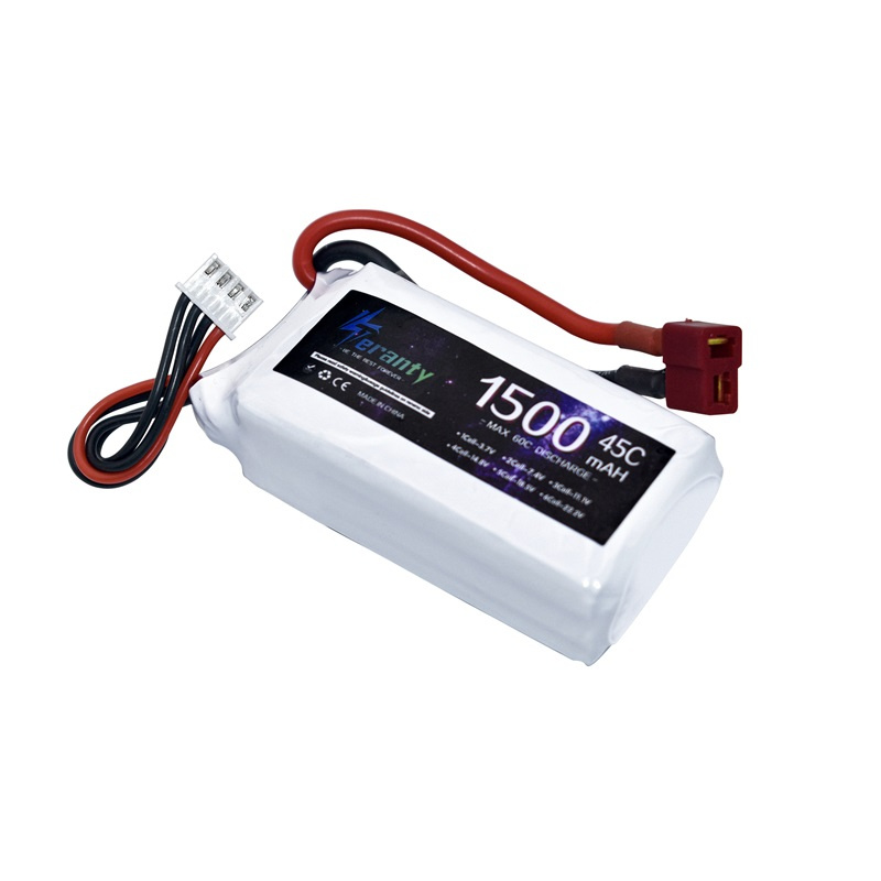 TERANTY 3s 45C 11.1V 1500mah L - đánh giá và giá Drone Battery 3S