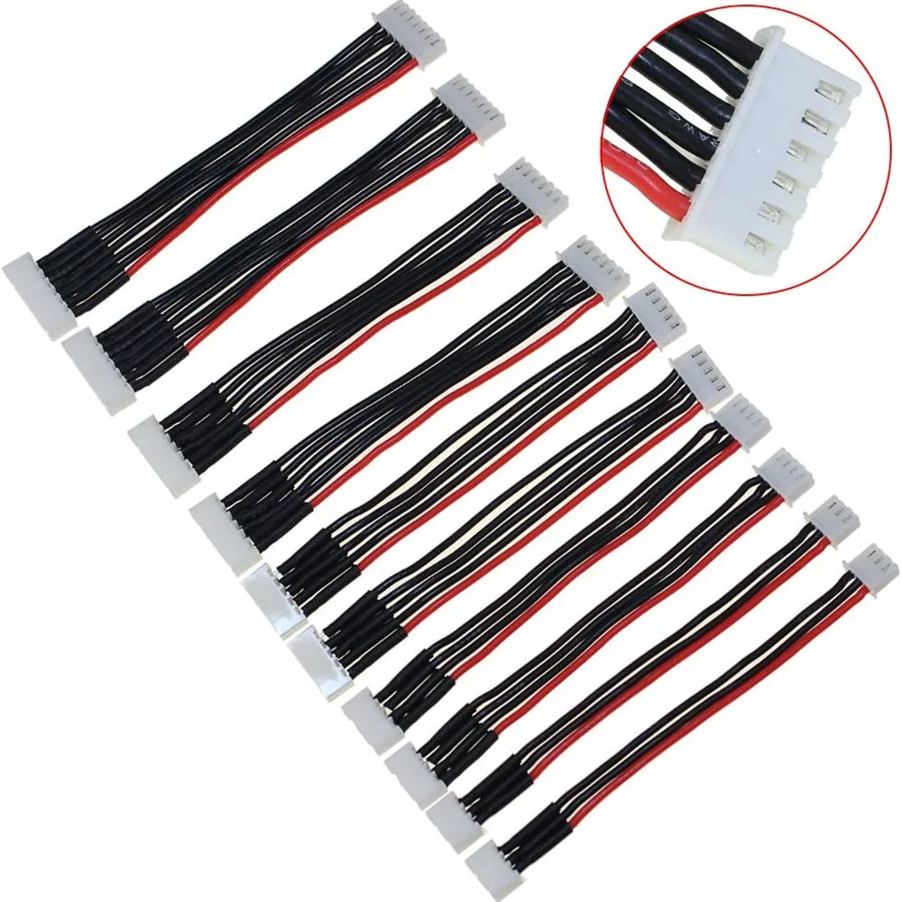 5pcs/lot JST-XH 1S 2S 3S 4S 5S - đánh giá và giá Drone Battery 6S