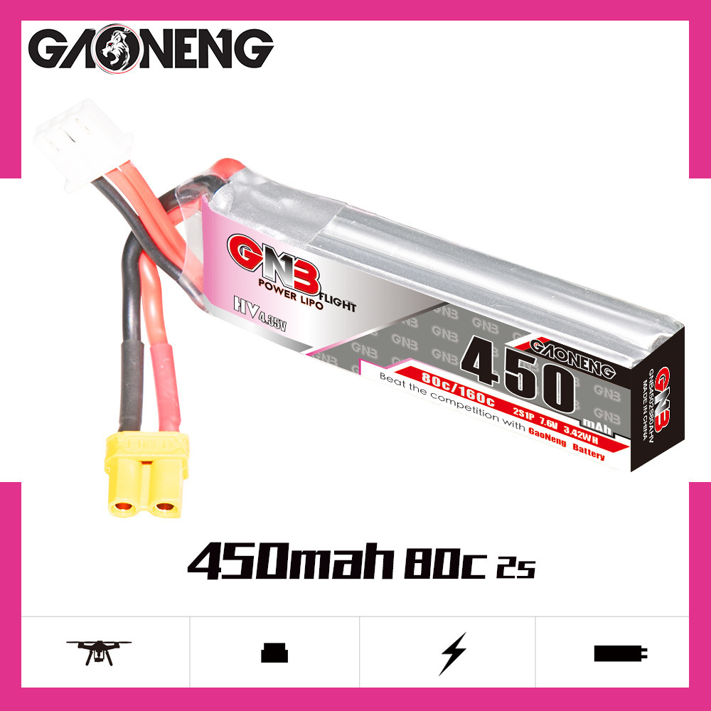GNB LiPo Battery HV 2S 7.6V 45 - đánh giá và giá Drone Battery Lipo