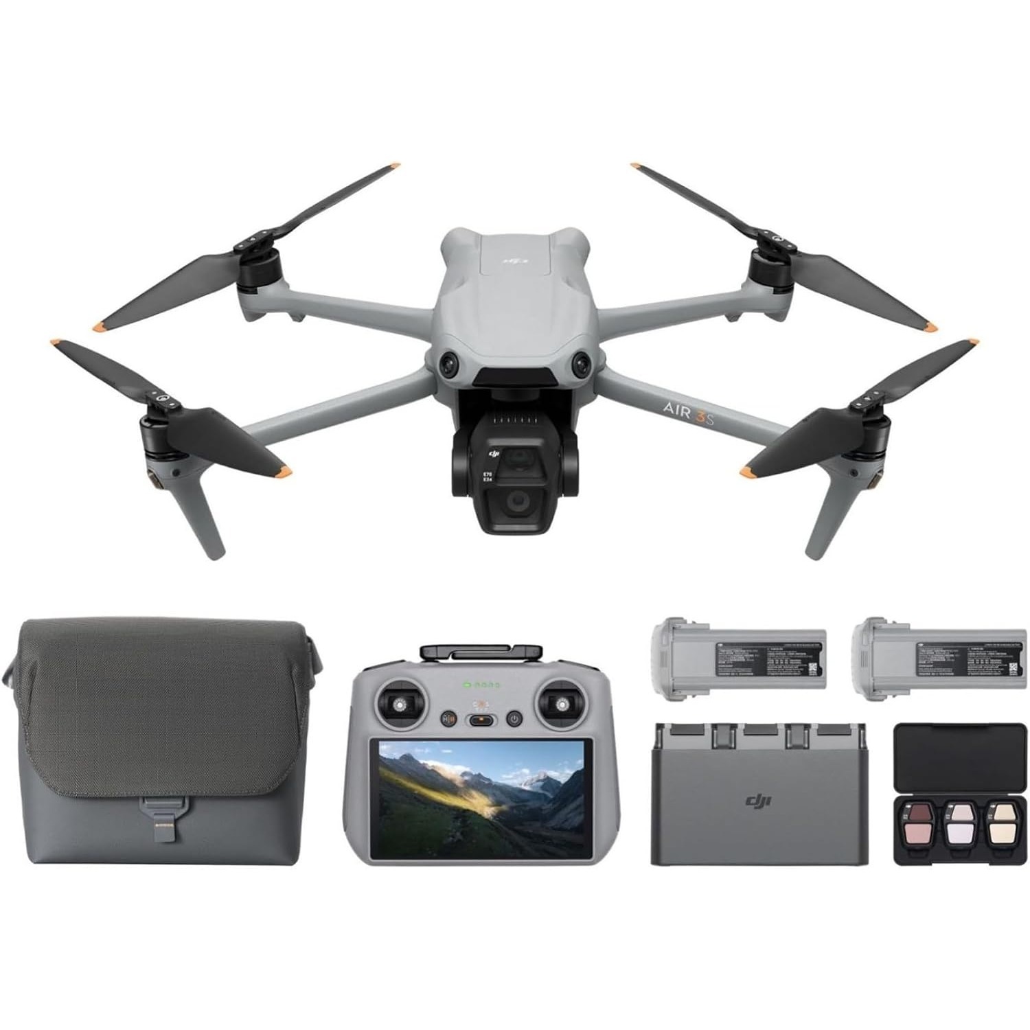 DJI Air 3S Fly More Combo (RC  - đánh giá và giá Drone Battery 3S