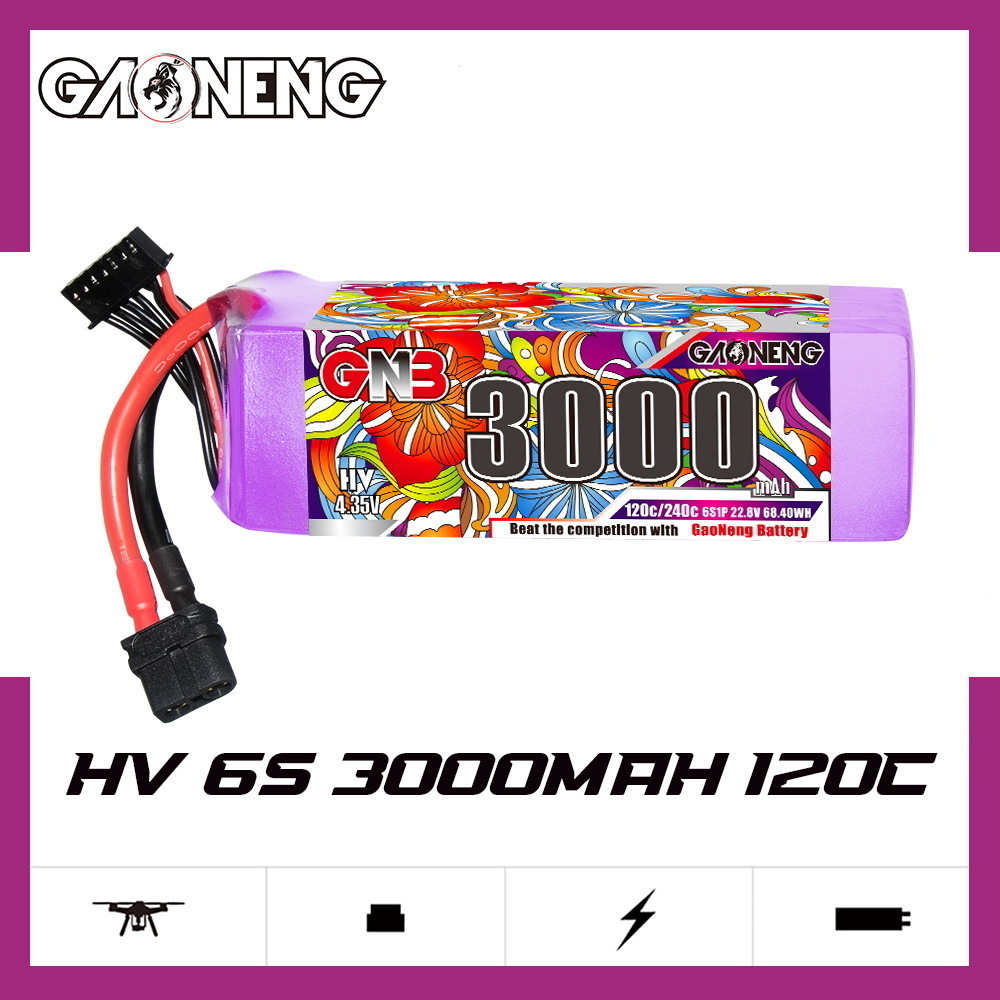 GNB Lipo Battery 6S 22.8V 3000 - đánh giá và giá Drone Battery 6S