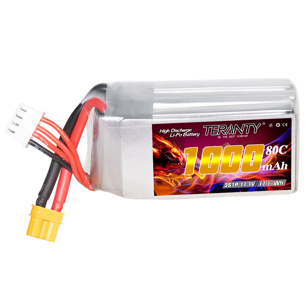 TERANTY 3S 11.1V 80C/160C 1000 - đánh giá và giá Drone Battery 3S