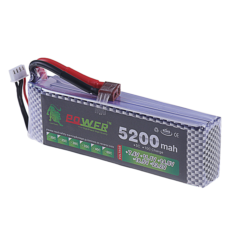 3S Lipo Battery 11.1V 5200mah  - đánh giá và giá Drone Battery 3S