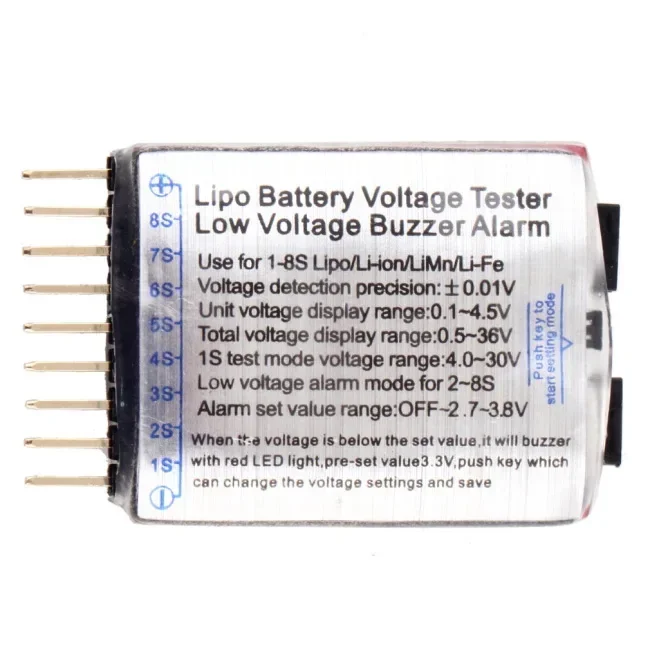 1/2/5PCS RC Voltage Display Ba - đánh giá và giá Drone Battery Alarm